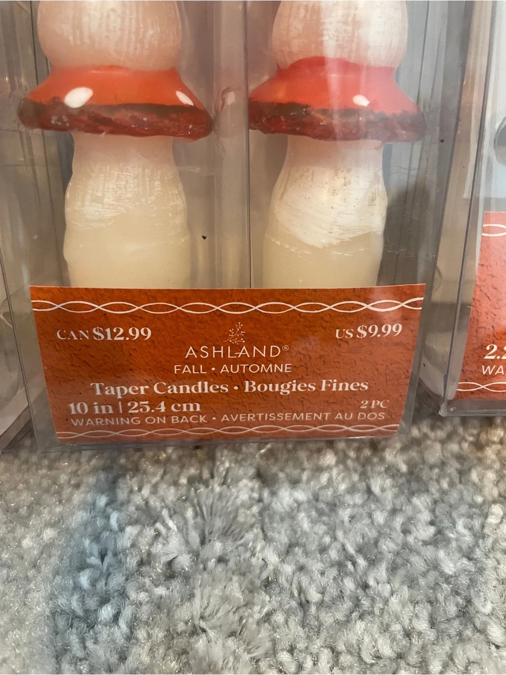 Ashland Red Mushroom Votive Candles and Tapered Candles